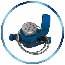Passive direct reading cable remote water meter